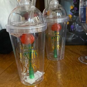 Beauty and the beast rose cup